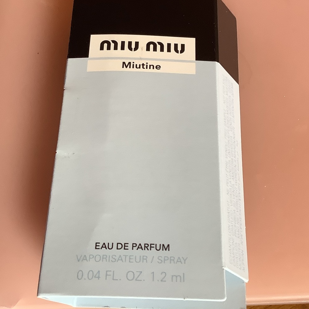 Miu Miu Miutine Eau de Parfum Mini Box - Light Blue & Black Accents
